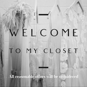 Welcome to my closet!